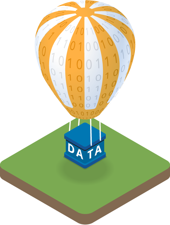 Hot air balloon indicating the old way of using HawkSoft